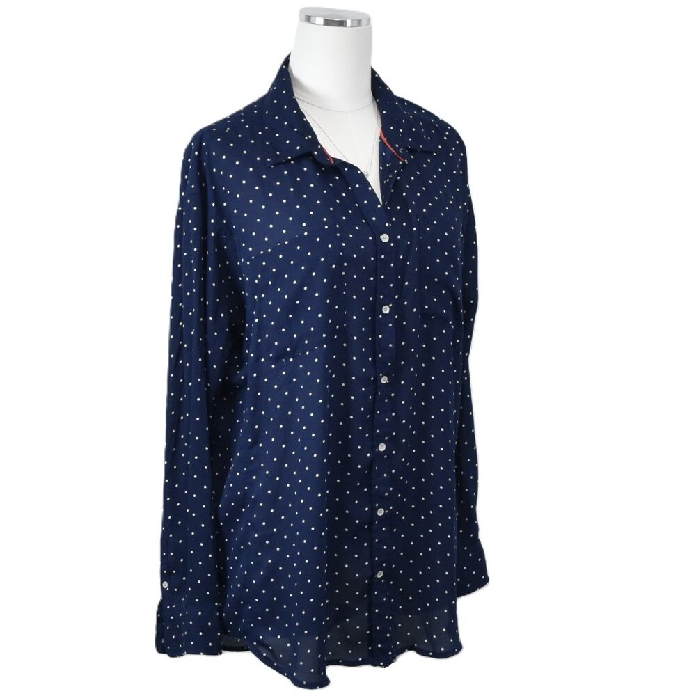 Stylus Navy Blouse Size XL